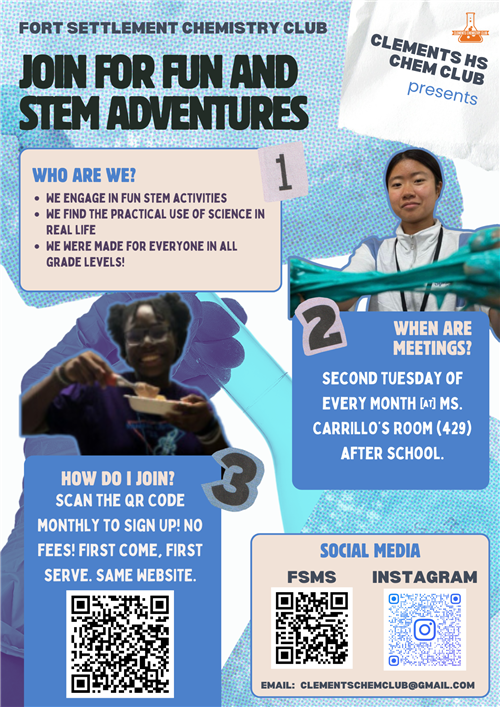 chem club poster